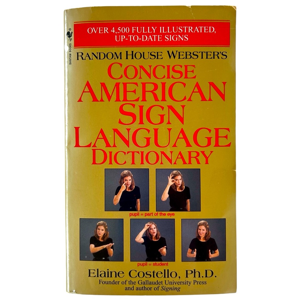 Random House Webster's Concise American Sign Language Dictionary in Acceptable
